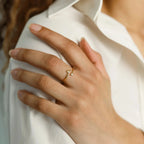 Anillo de Oro Signo del Zodiaco 12 Constelaciones escorpio