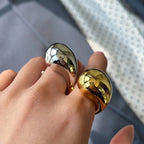 Anillo Original Anillo Gota de Agua Grande oro