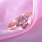 Anillo Patita de Gato oro rosa