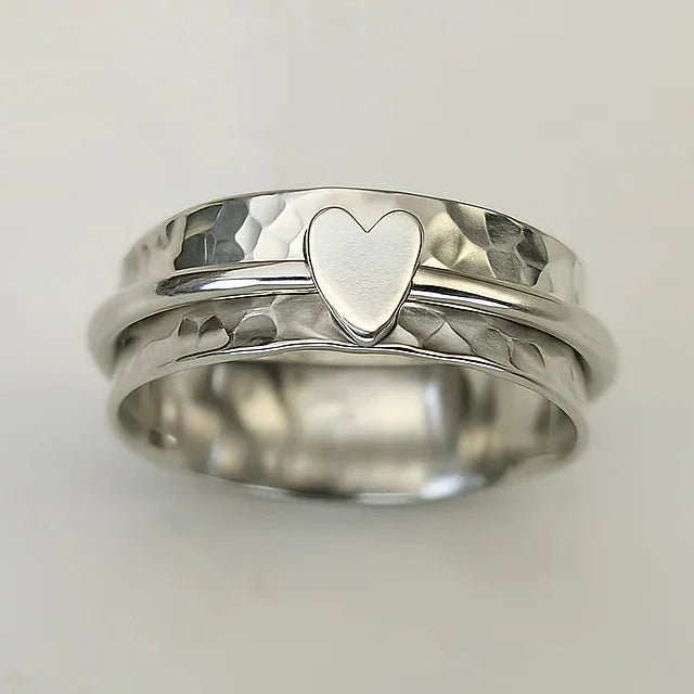 Anillo Pequeño Corazón de Color