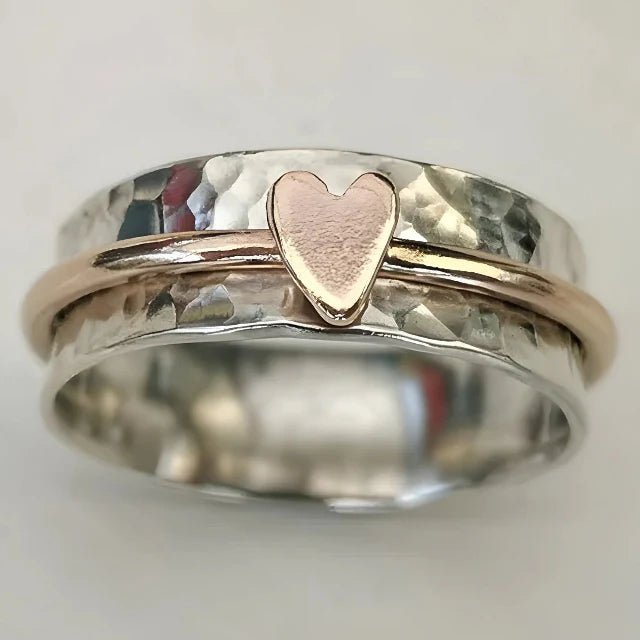 Anillo Pequeño Corazón de Color