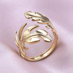 Anillo Pluma para Mujer oro