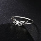 Bague pour femme ailes d'ange