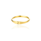 Bague pour femme initiale - lettre