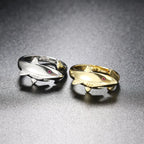 Anillo Tiburón con Circonio plata
