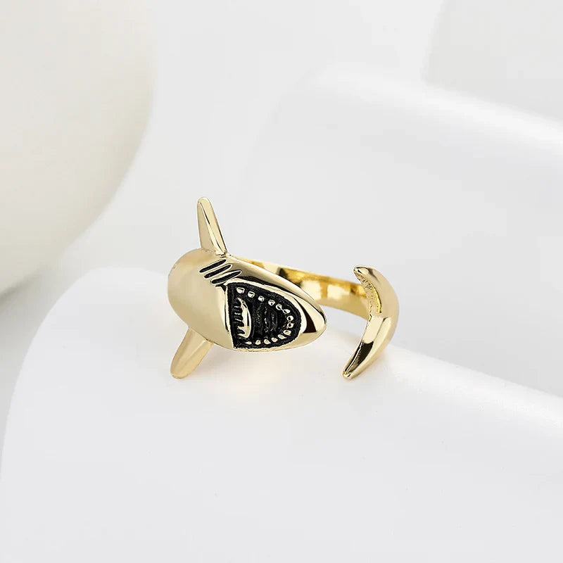 Anillo de Tiburón para Mujer oro