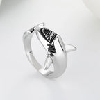 Anillo de Tiburón para Mujer plata