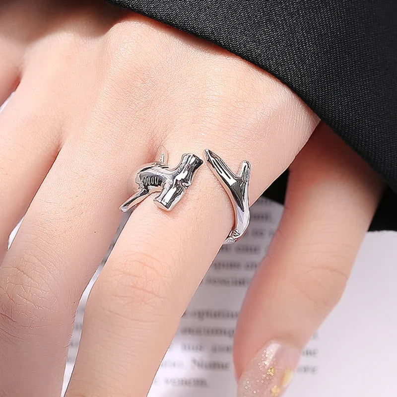 Anillo Tiburón Martillo plata
