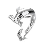 Anillo Tiburón Martillo plata