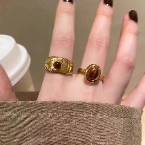 Anillo Retro de Protección Ojo de Tigre