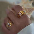 Anillo Redondo con Palmeras