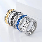Anillo Giratorio contra la Ansiedad para Hombre