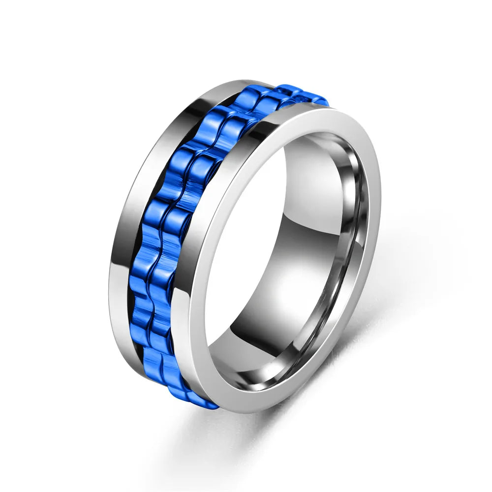 Anillo Giratorio contra la Ansiedad para Hombre 3