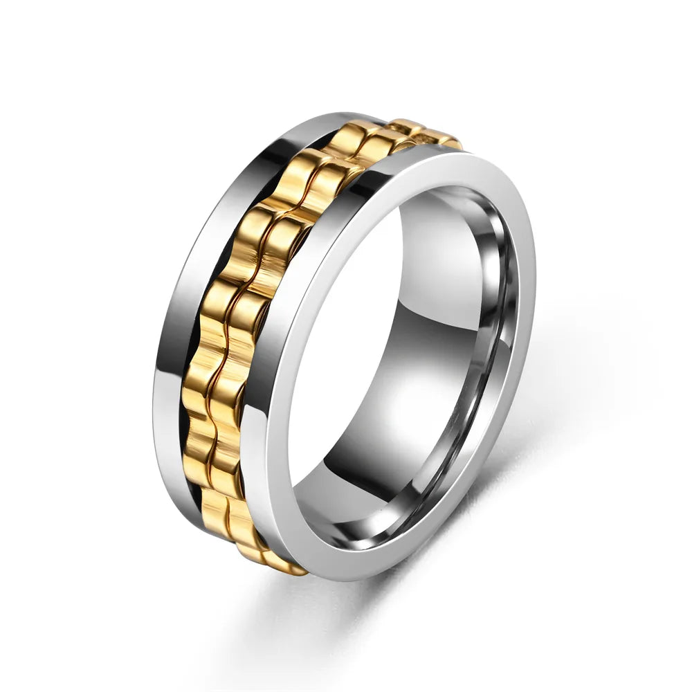 Anillo Giratorio Antiestrés para Hombre