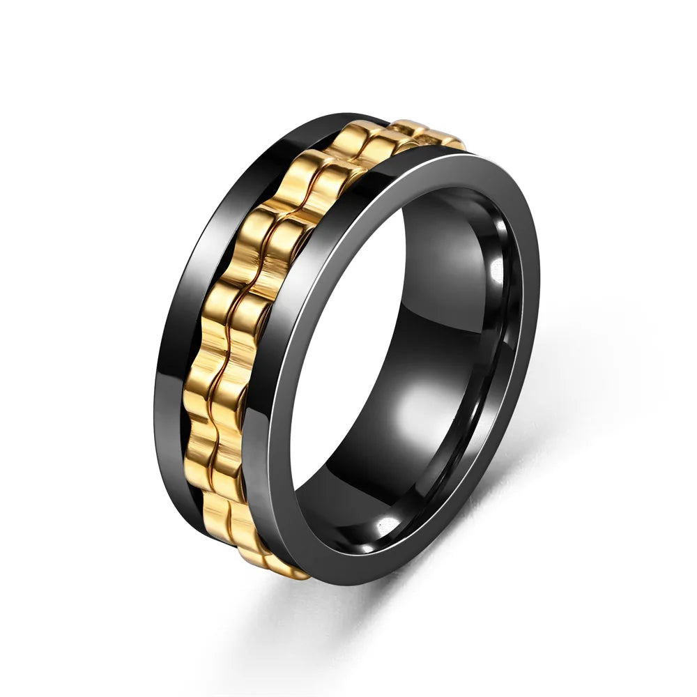 Anillo Giratorio contra la Ansiedad para Hombre 7
