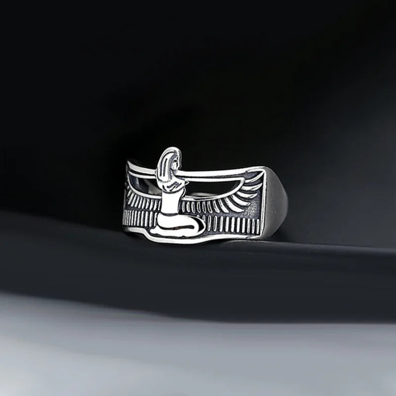 Anillo Estilo Antiguo Cleopatra Reina de Egipto