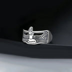 Anillo Estilo Antiguo Cleopatra Reina de Egipto