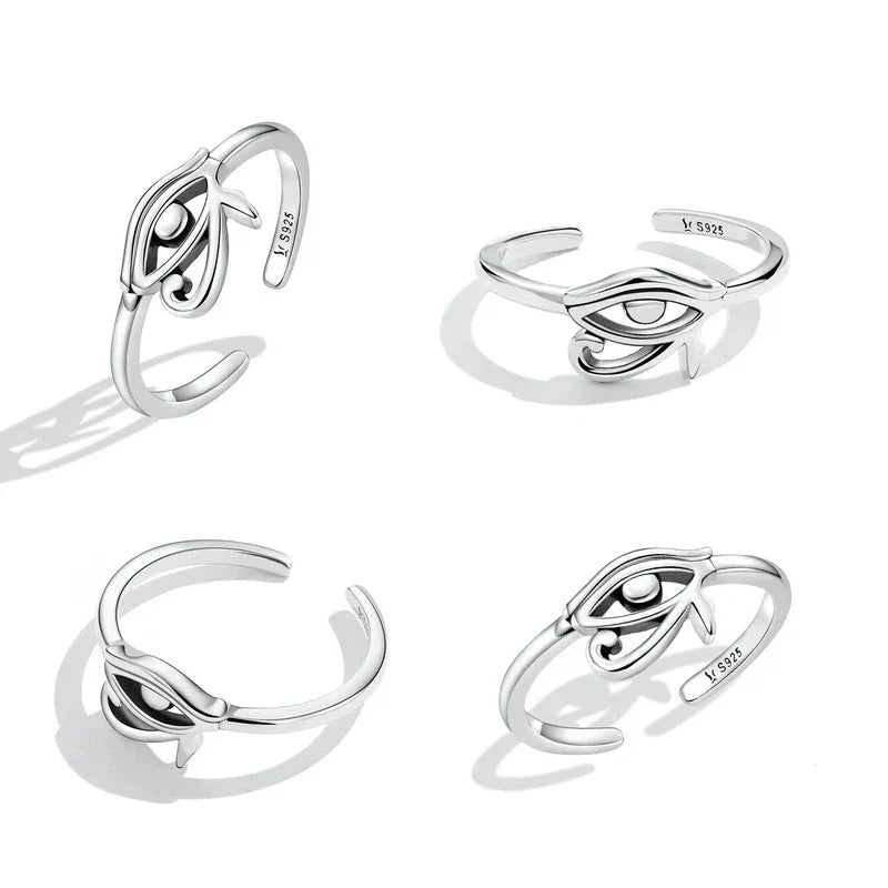 Anillo Estilo Egipcio Ojo de Horus