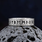 Anillo estilo runas vikingas para hombre
