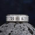 Anillo estilo vikingo nudo celta
