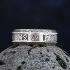 Anillo estilo vikingo nudo celta