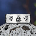 Anillo Estilo Vikingo Valknut Hombre
