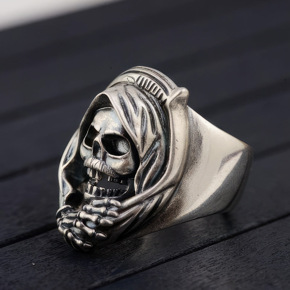 Anillo Calavera de Plata