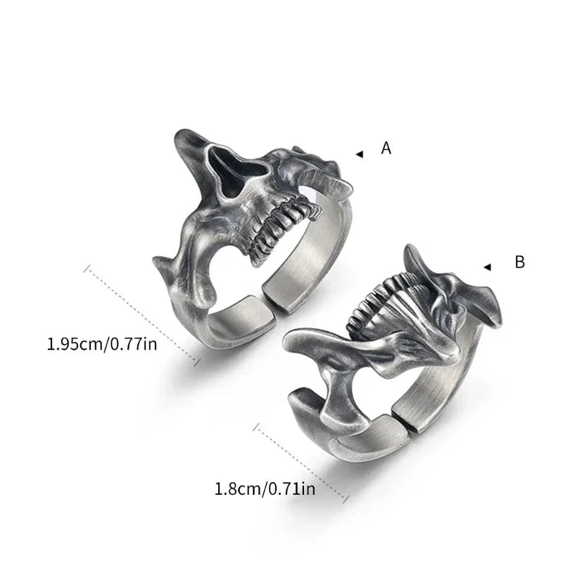 Anillo Cabeza de Calavera Hombre o Mujer