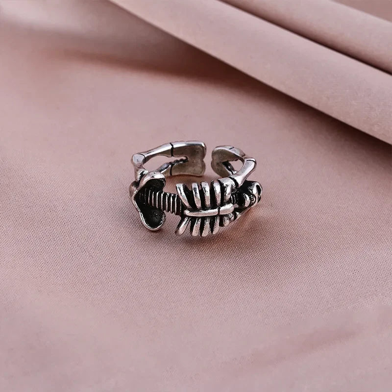 Anillo Cabeza de Calavera Esqueleto