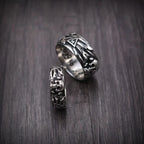 Anillo Cabeza de Calavera Estilo Punk