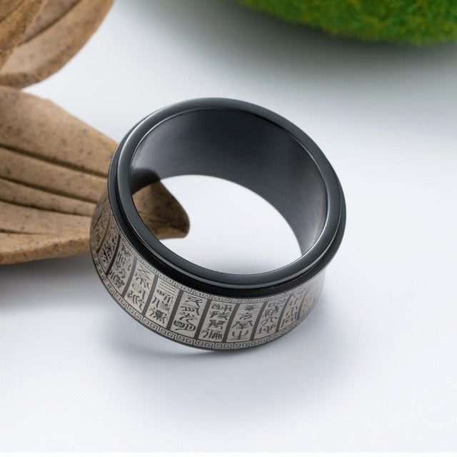 Anillo Tibetano Mantra plata