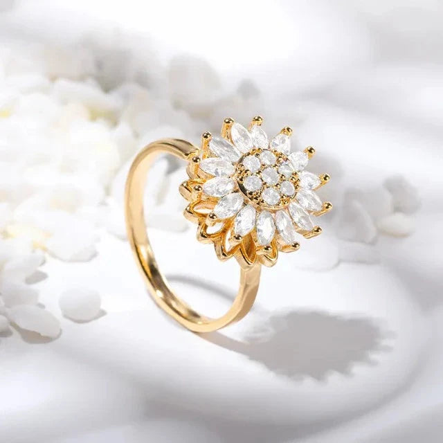 Anillo Girasol Anti Estrés