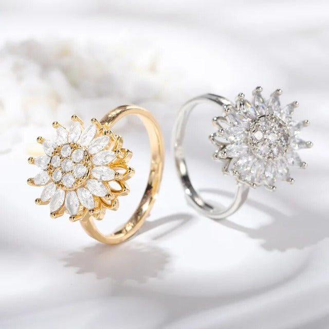 Anillo Girasol Anti Estrés