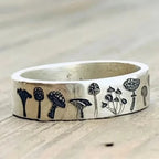 Anillo Vintage con setas