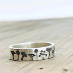 Anillo Vintage con setas