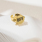 Anillos Magnéticos y Giratorios para Mejores Amigos 1 pieza