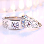 Anillos para Parejas Anillo Flor