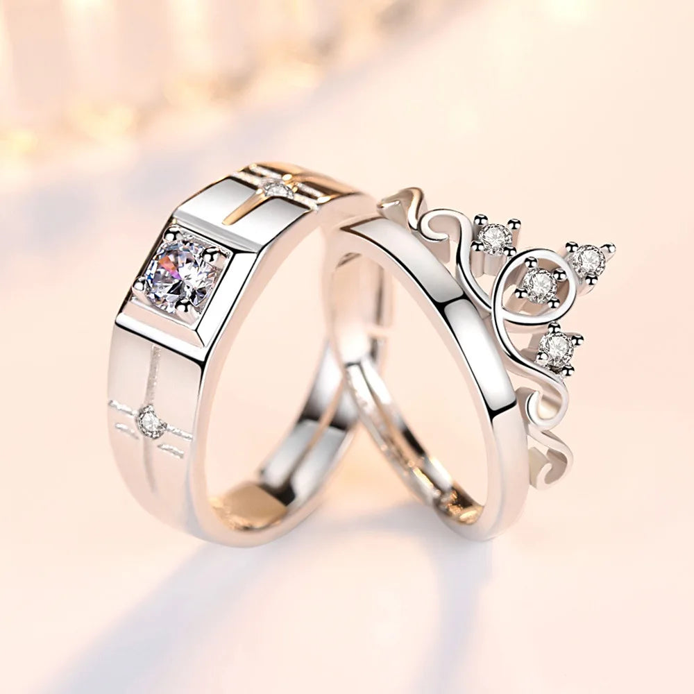 Anillos para Parejas Anillo Reina y Circonio