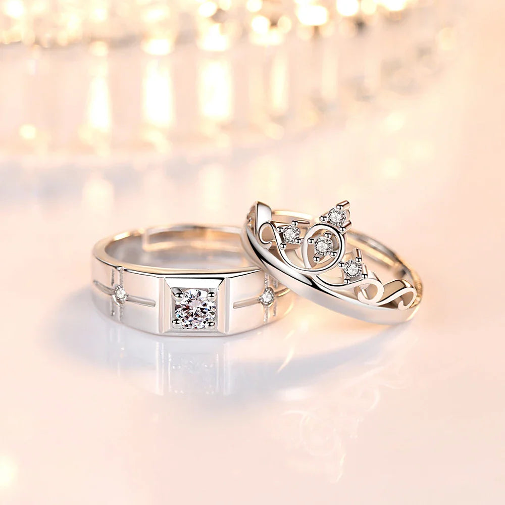 Anillos para Parejas Anillo Reina y Circonio