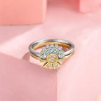 Anillos para Parejas Anillo Sol en Circonita sol y luna