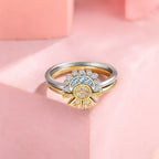 Anillos para Parejas Anillo Sol en Circonita sol y luna