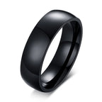 Anillos para Parejas Corazón Anillo Romántico y Circón negro