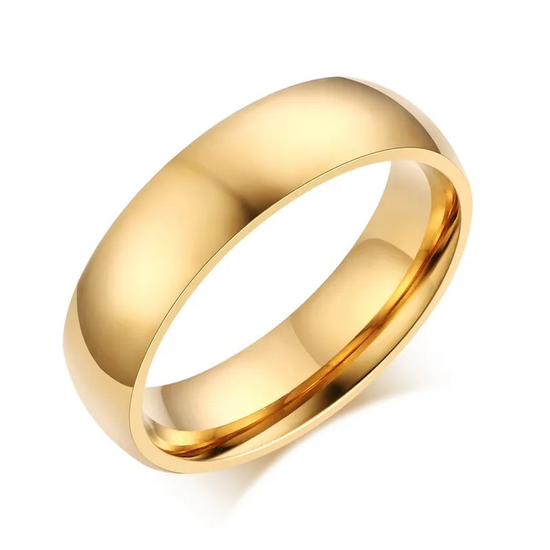 Anillos para Parejas Corazón Anillo Romántico y Circón oro hombre
