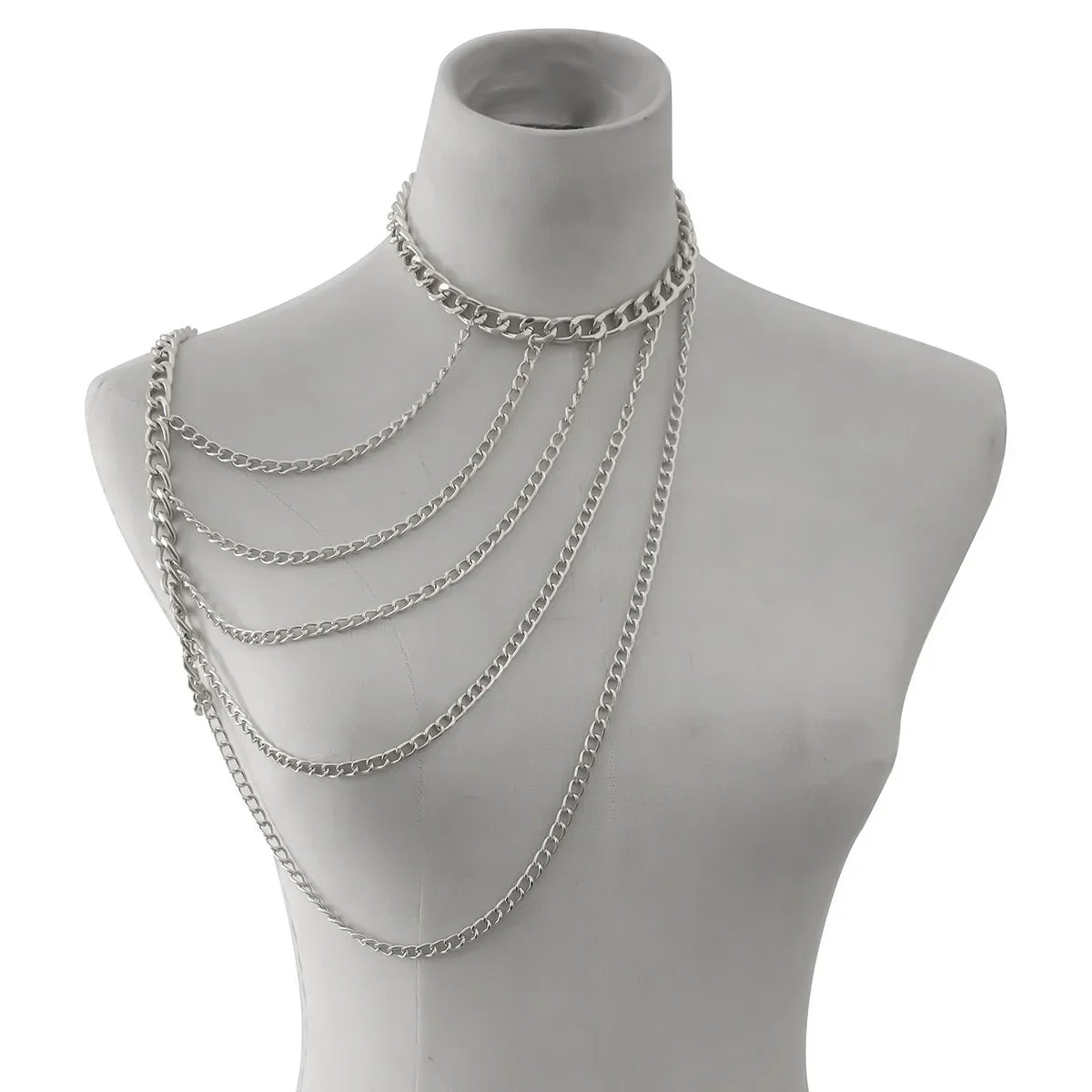 Joya de Hombro Cadena Mujer - Clavícula & Hombro plata