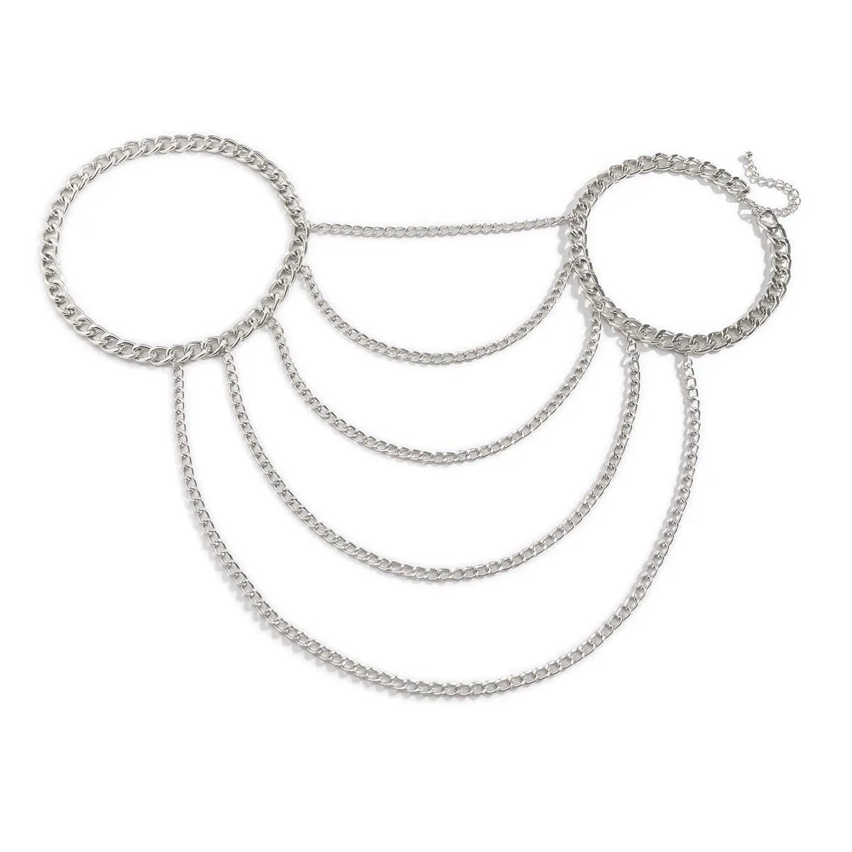 Joya de Hombro Cadena Mujer - Clavícula & Hombro plata