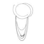 Joya de Hombro para Mujer - Clavícula y Cadena para Brazos y Hombros en plata