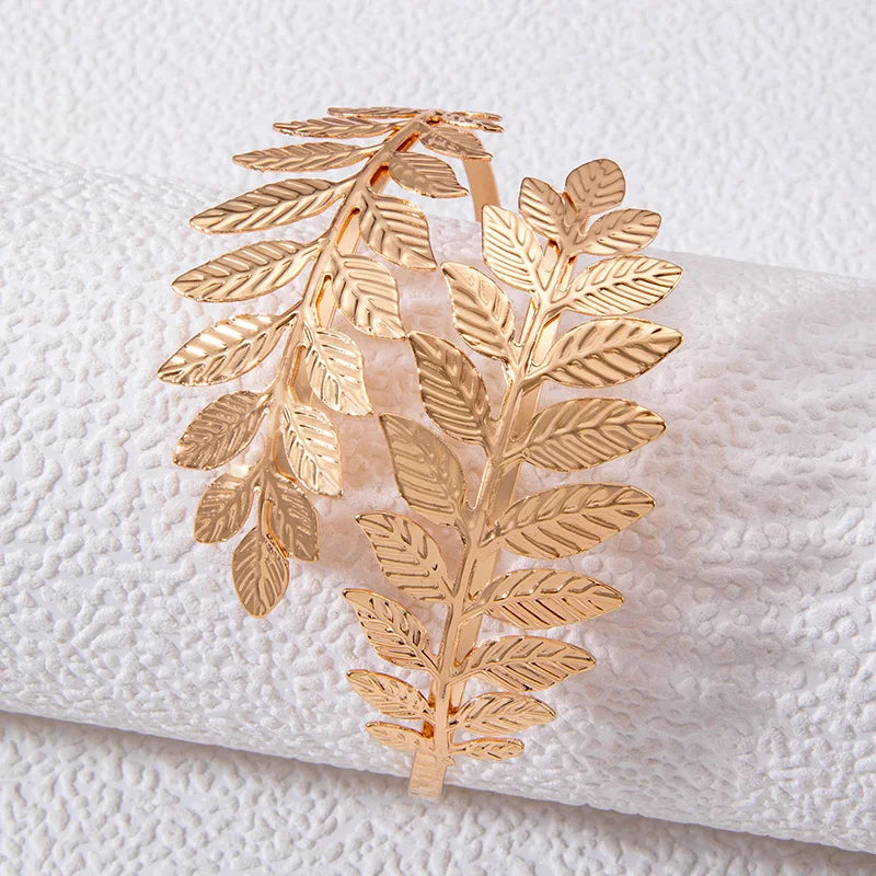 Joya de Bíceps para Mujer Laurel - Brazalete de Brazo y Adorno de Cadena para la Parte Superior del Brazo
