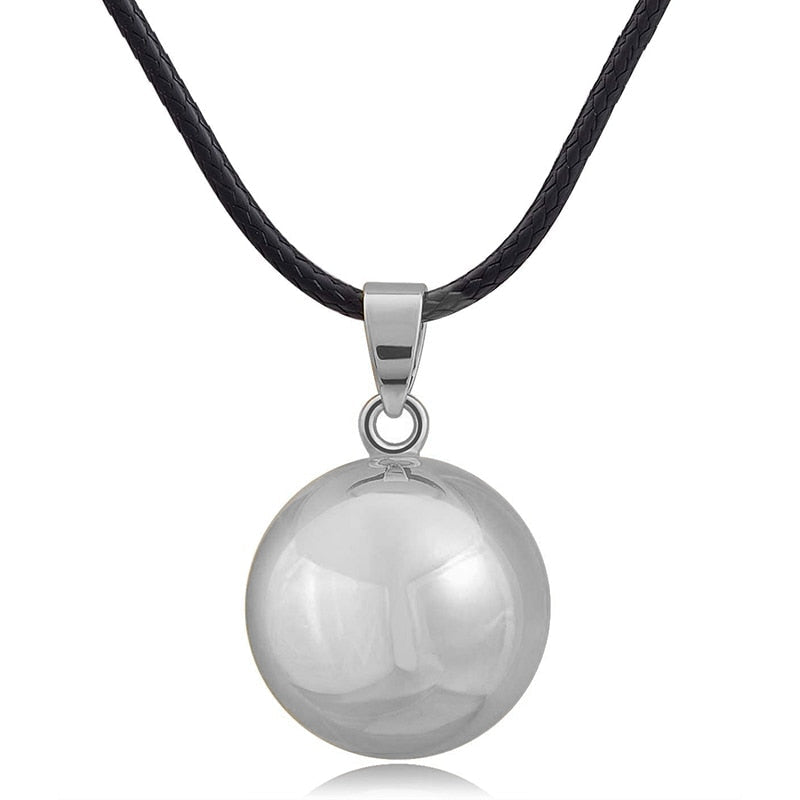 Bola de Embarazo Collar Mujer Embarazada con Colgante plata