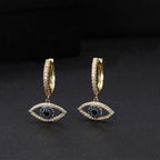 Arete Ojo Azul oro