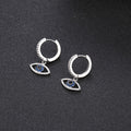 Arete Ojo Azul plata
